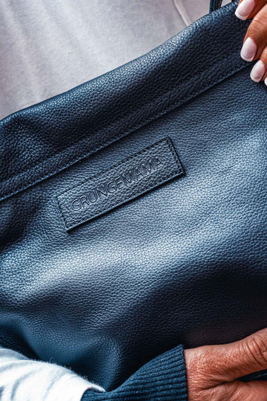 Sac Grungemama Victoria noir cuir