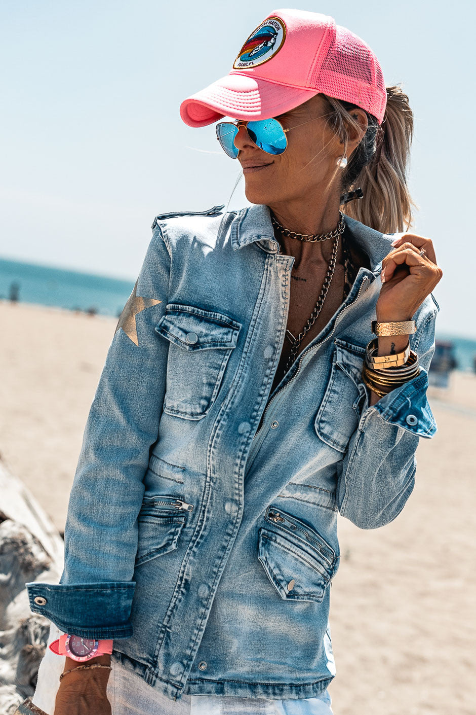 Saharienne Grungemama Grungeclub bleu