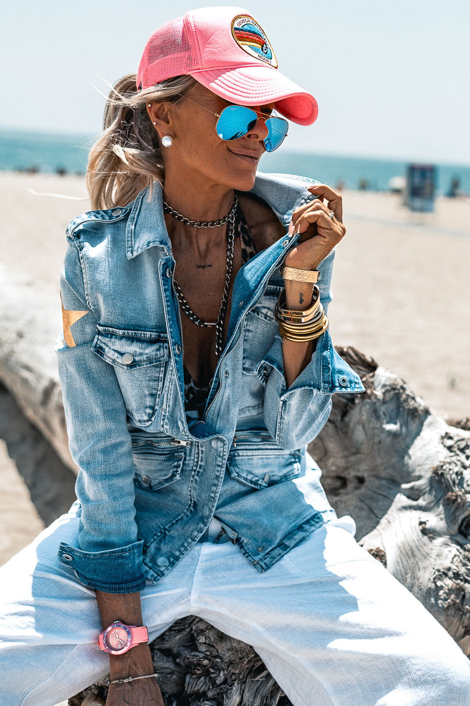 Saharienne Grungemama Grungeclub bleu