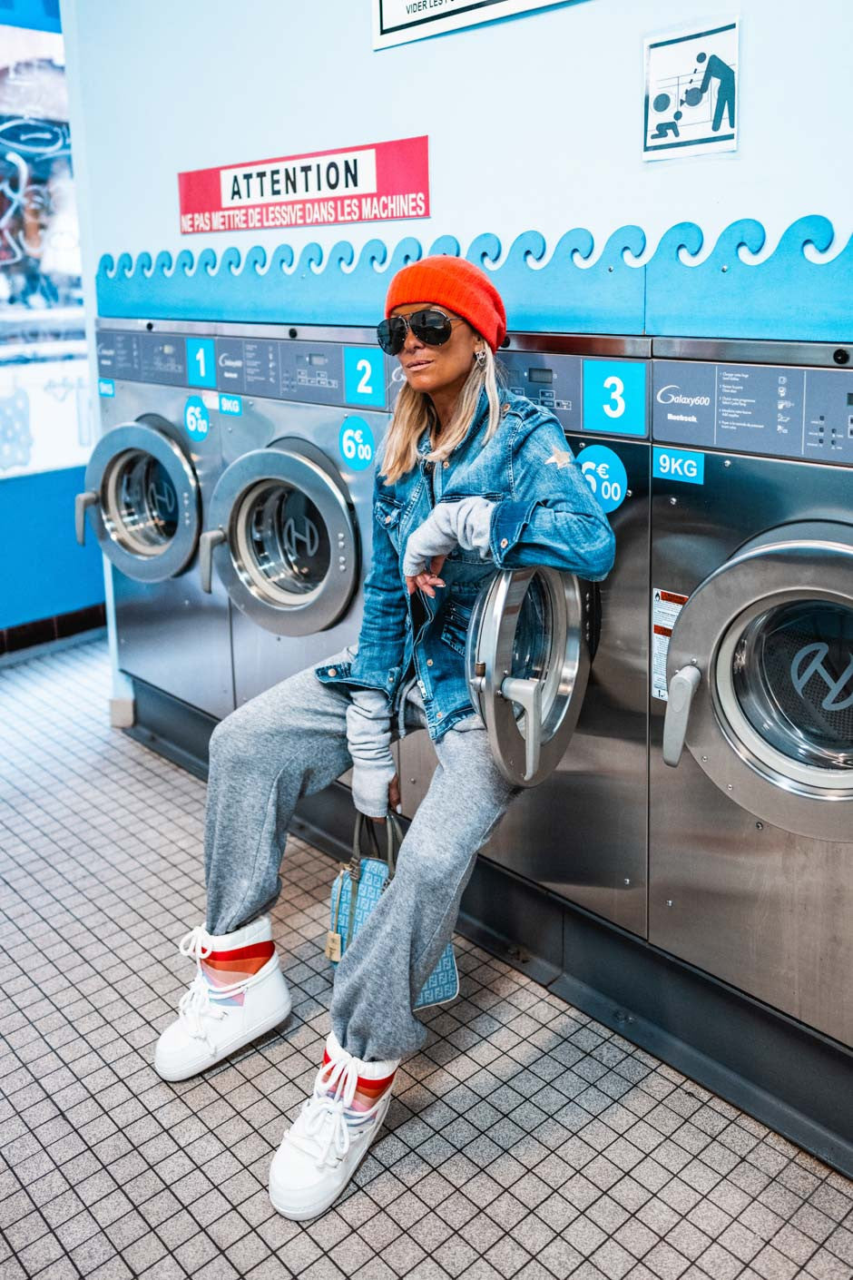 Saharienne Grungemama Grungeclub bleu