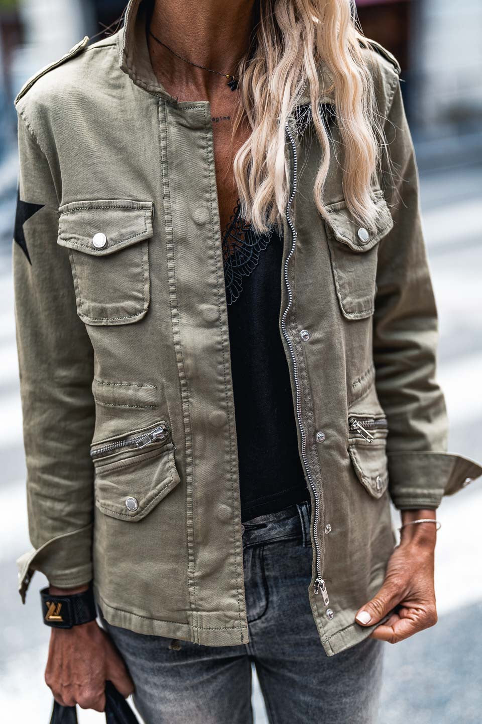 Saharienne Grungemama Grungeclub kaki