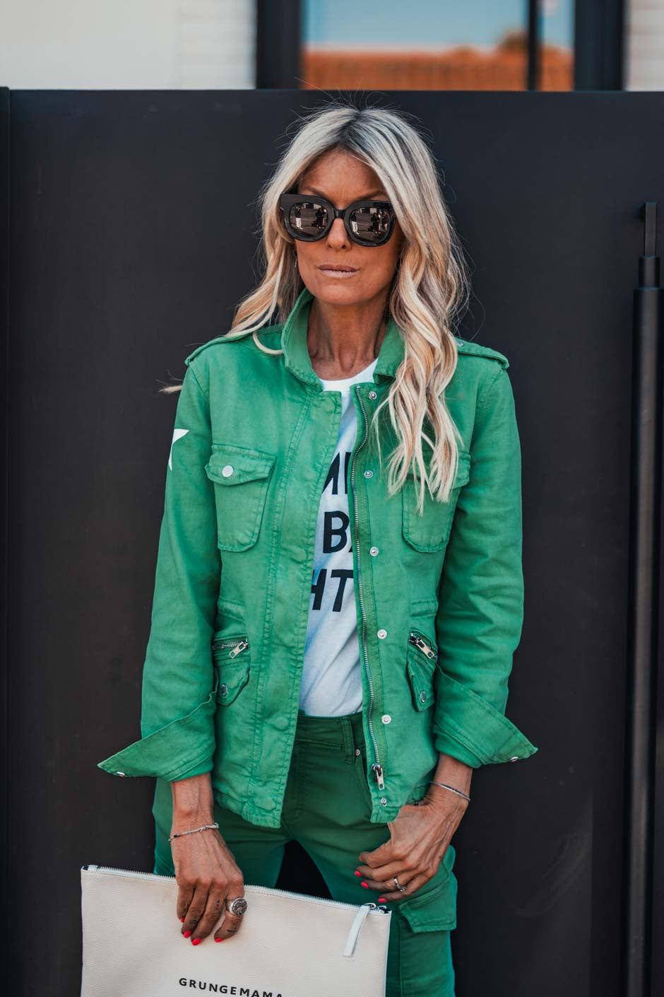 Saharienne Grungemama Grungeclub vert