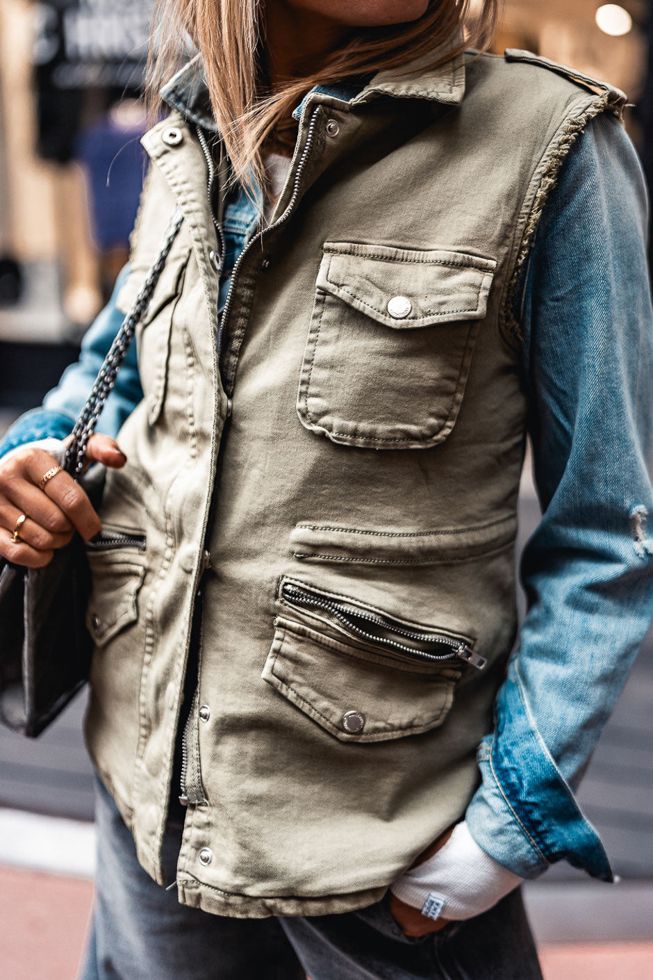 Saharienne Grungemama Grungy kaki