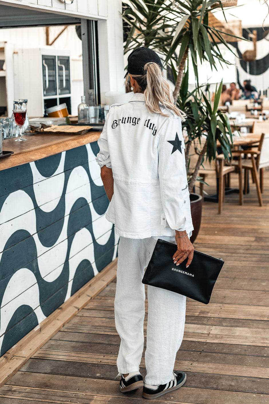 Saharienne Grungemema Grungeclub blanc