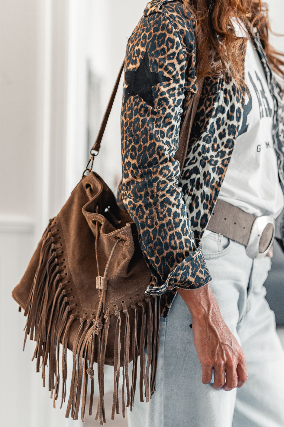 Sac Grungemama Emely daim beige