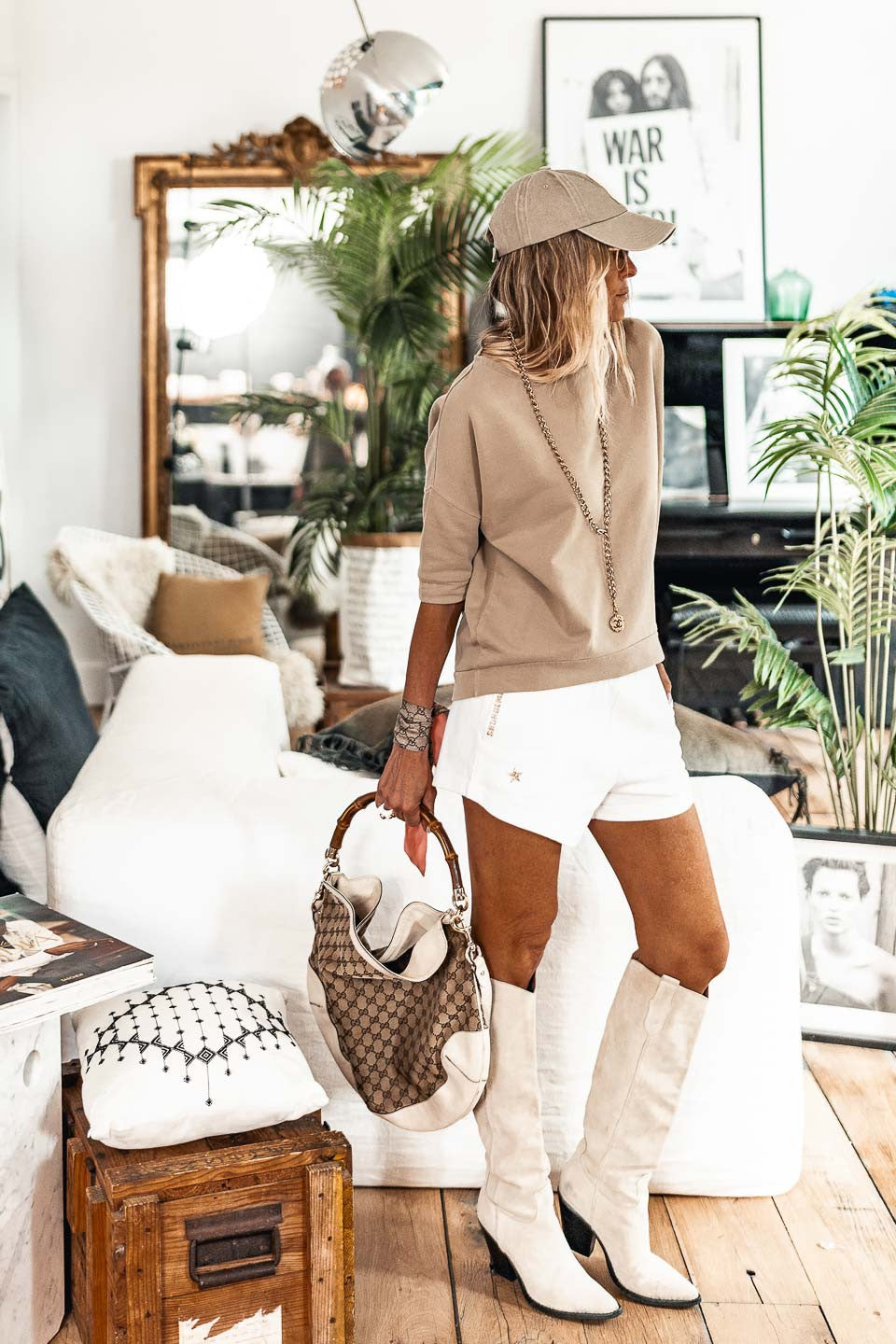 Short Grungemama Kima blanc