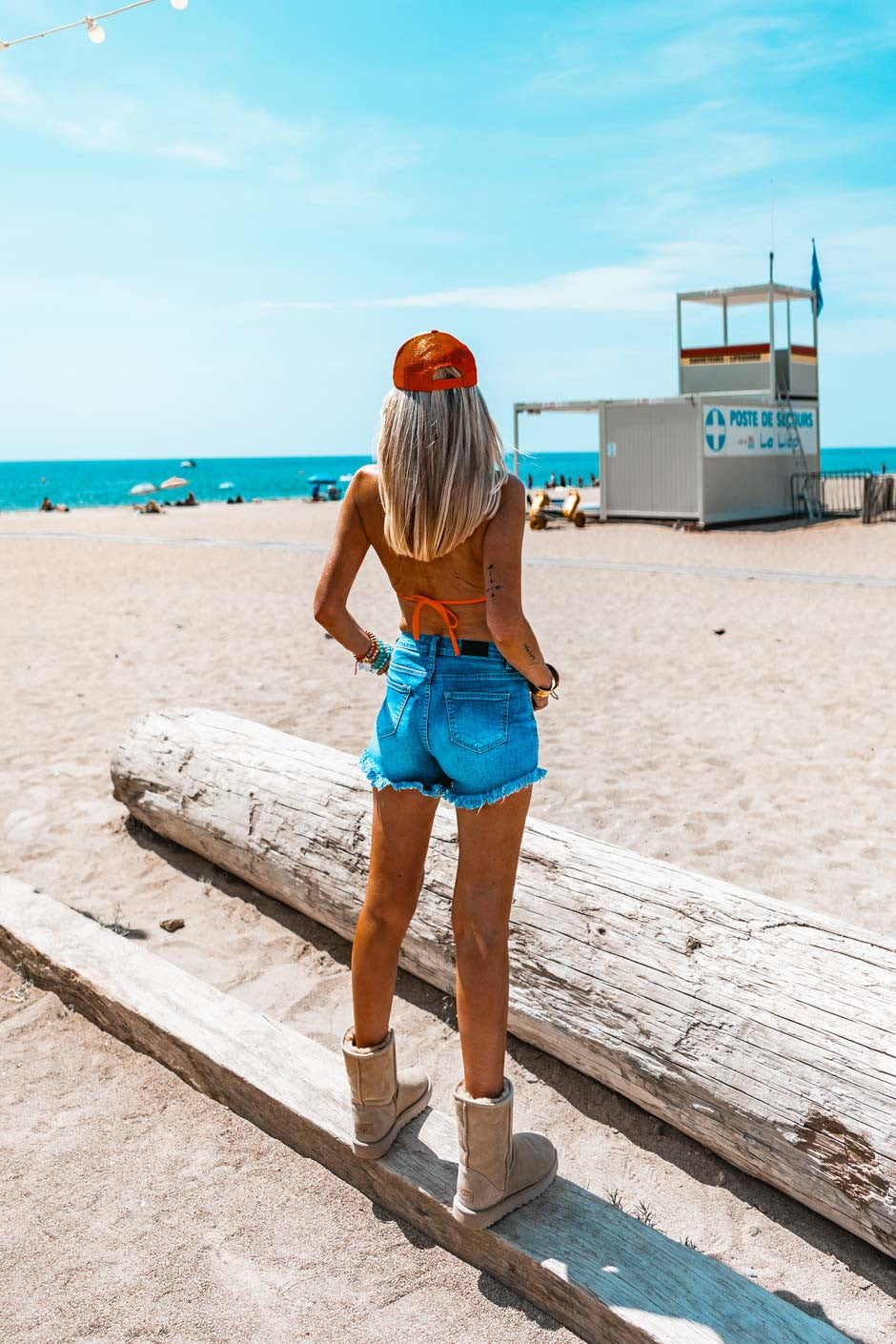 Short Grungemama Megan bleu