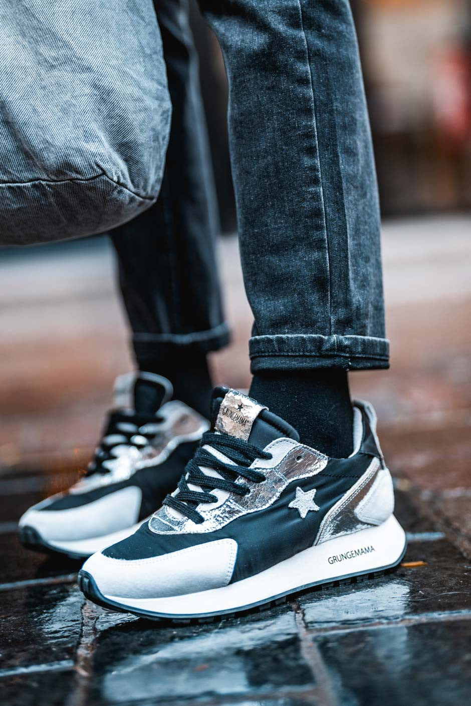 Sneakers Grungemama Even noir