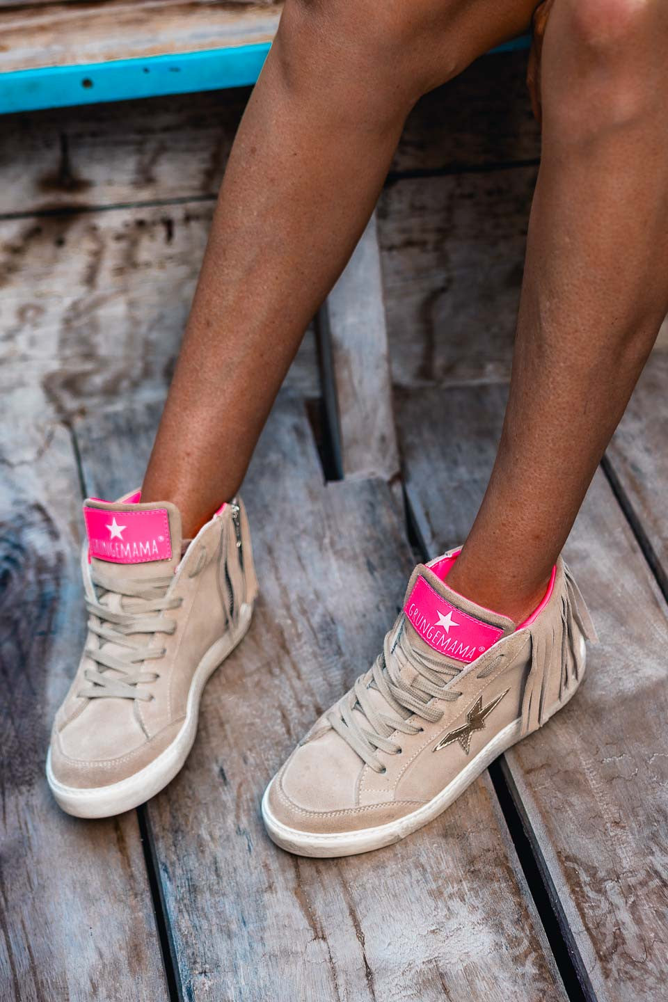 Sneakers Grungemama Wild beige/rose