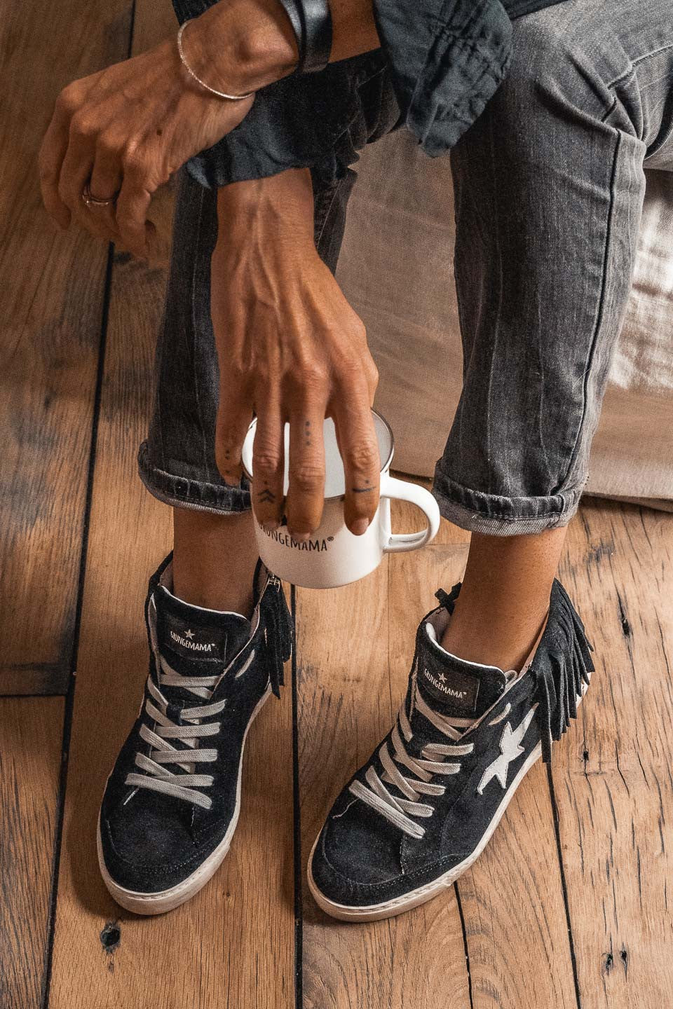 Sneakers Grungemama Wild noir