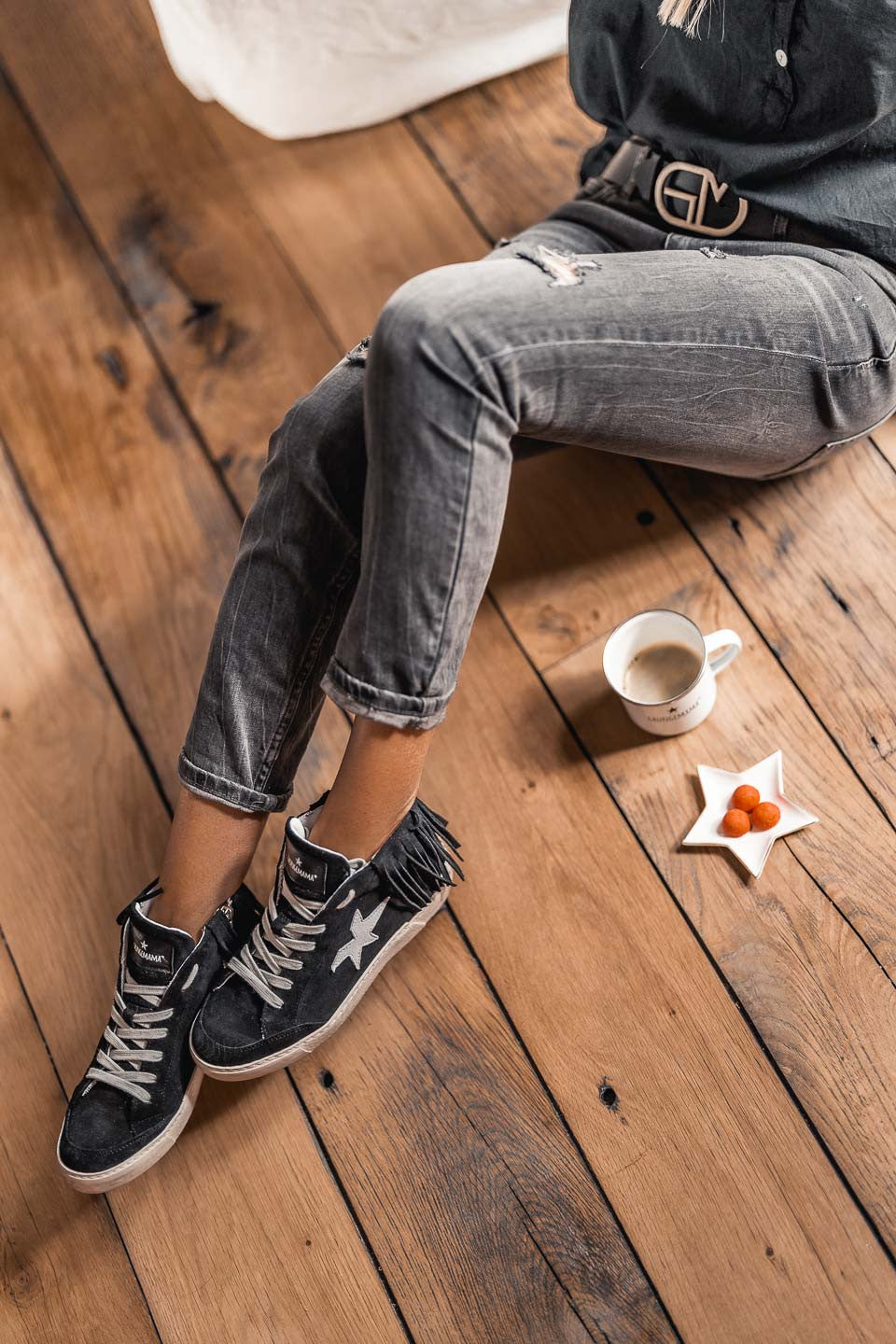 Sneakers Grungemama Wild noir