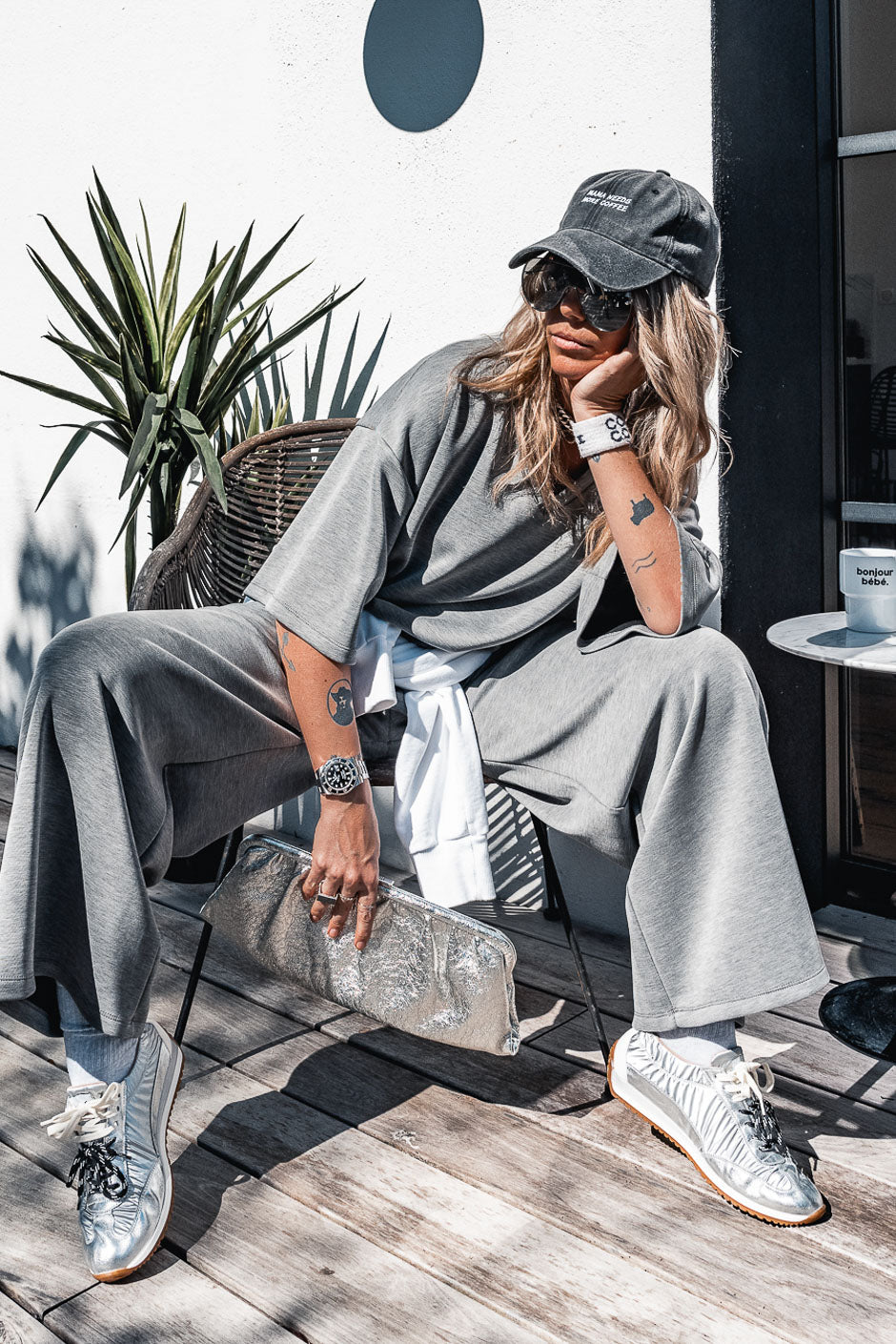T-SHIRT CRAZY HEATHER GREY – GRUNGEMAMA