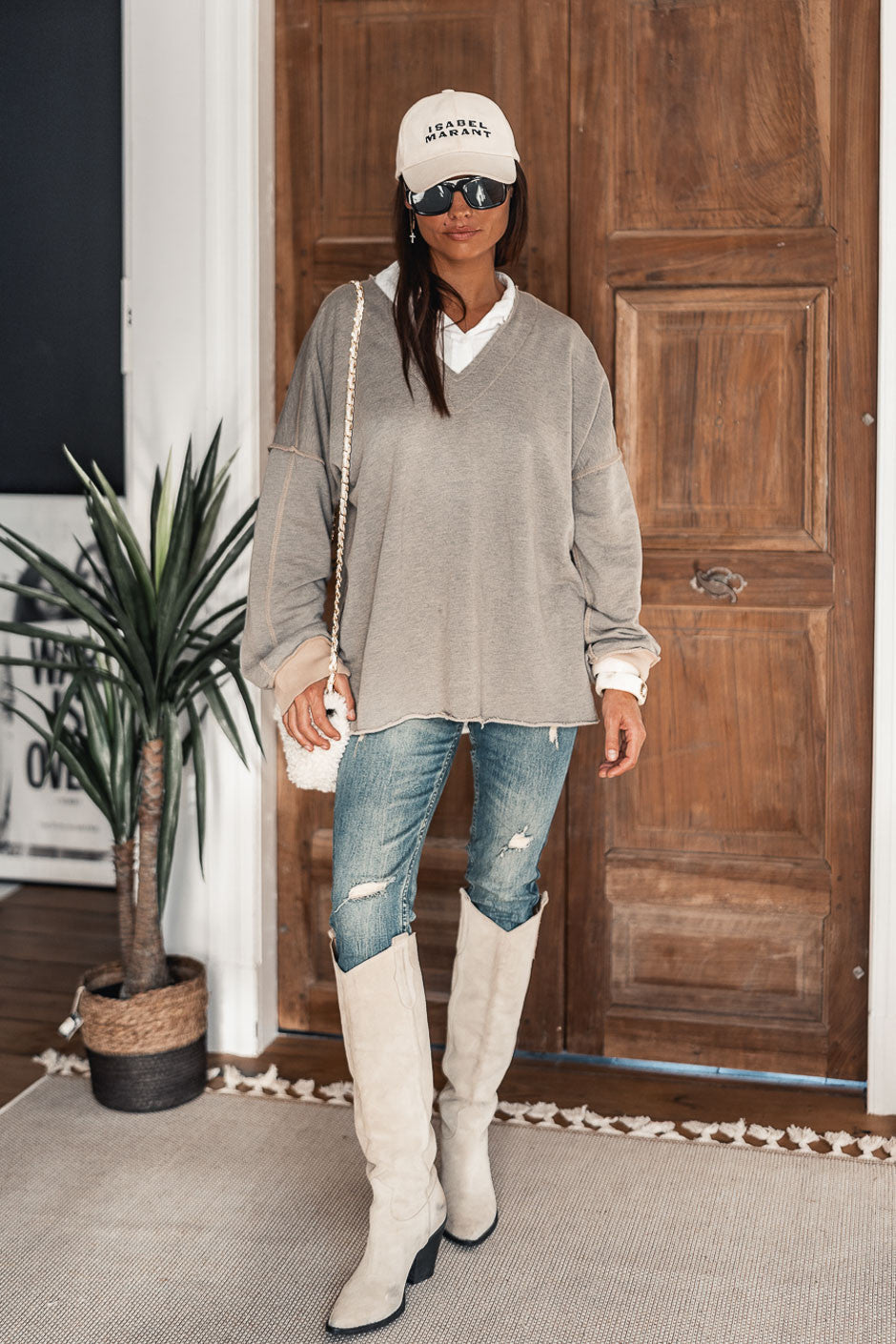 Sweat Banditas Mattia taupe