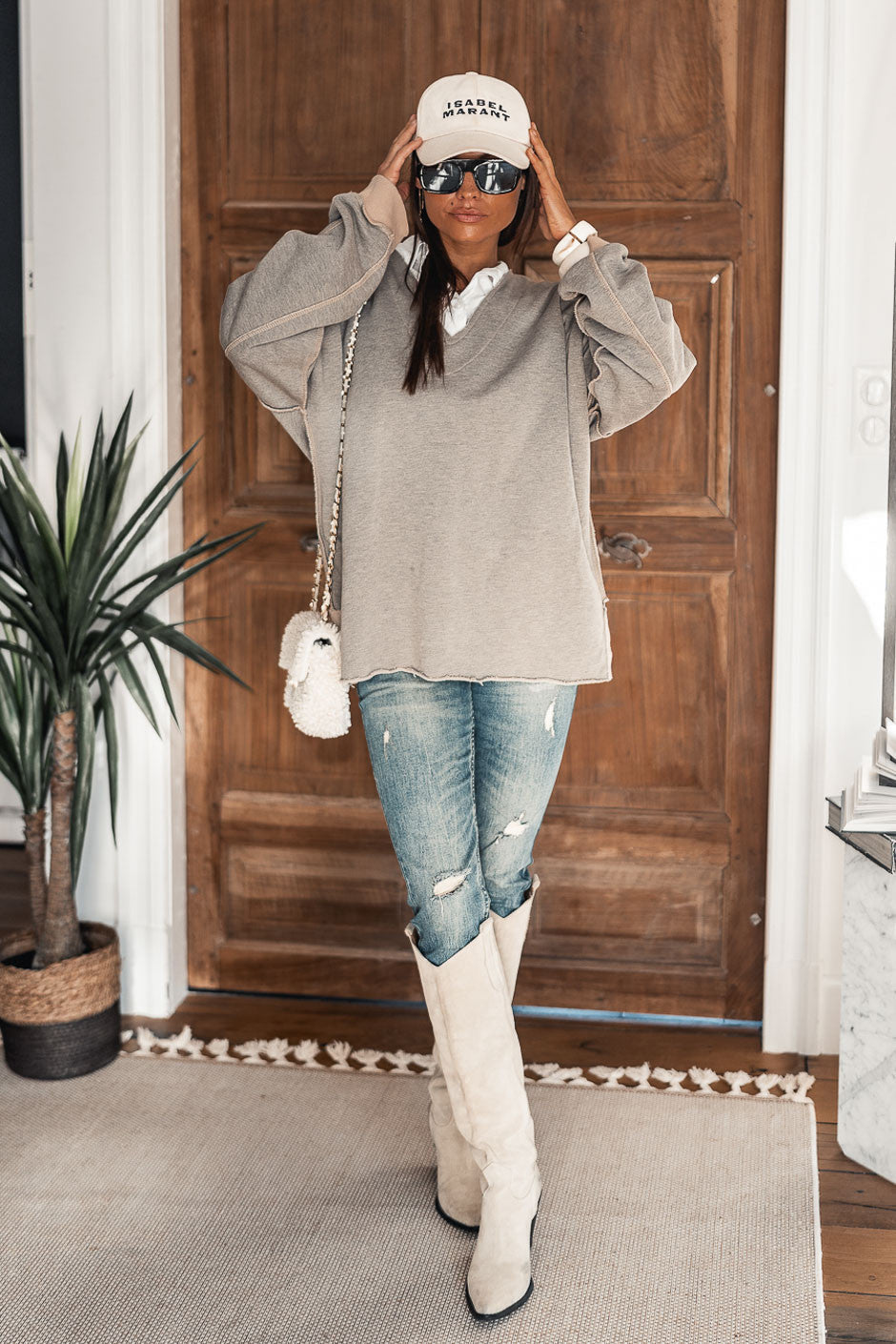 Sweat Banditas Mattia taupe