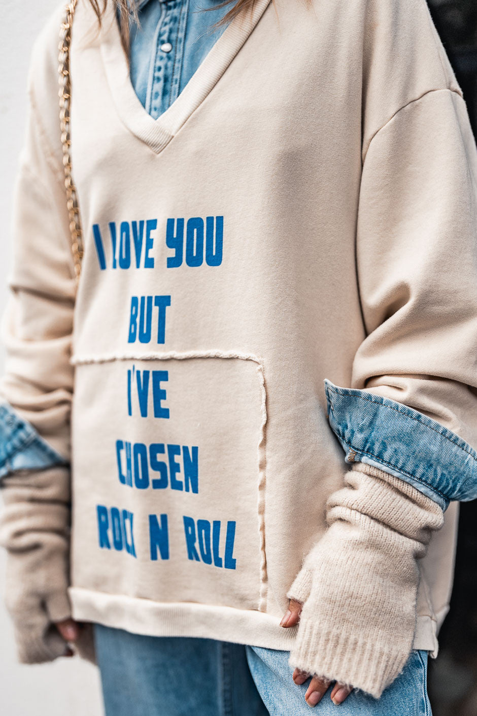 Sweat Banditas Sweety ecru