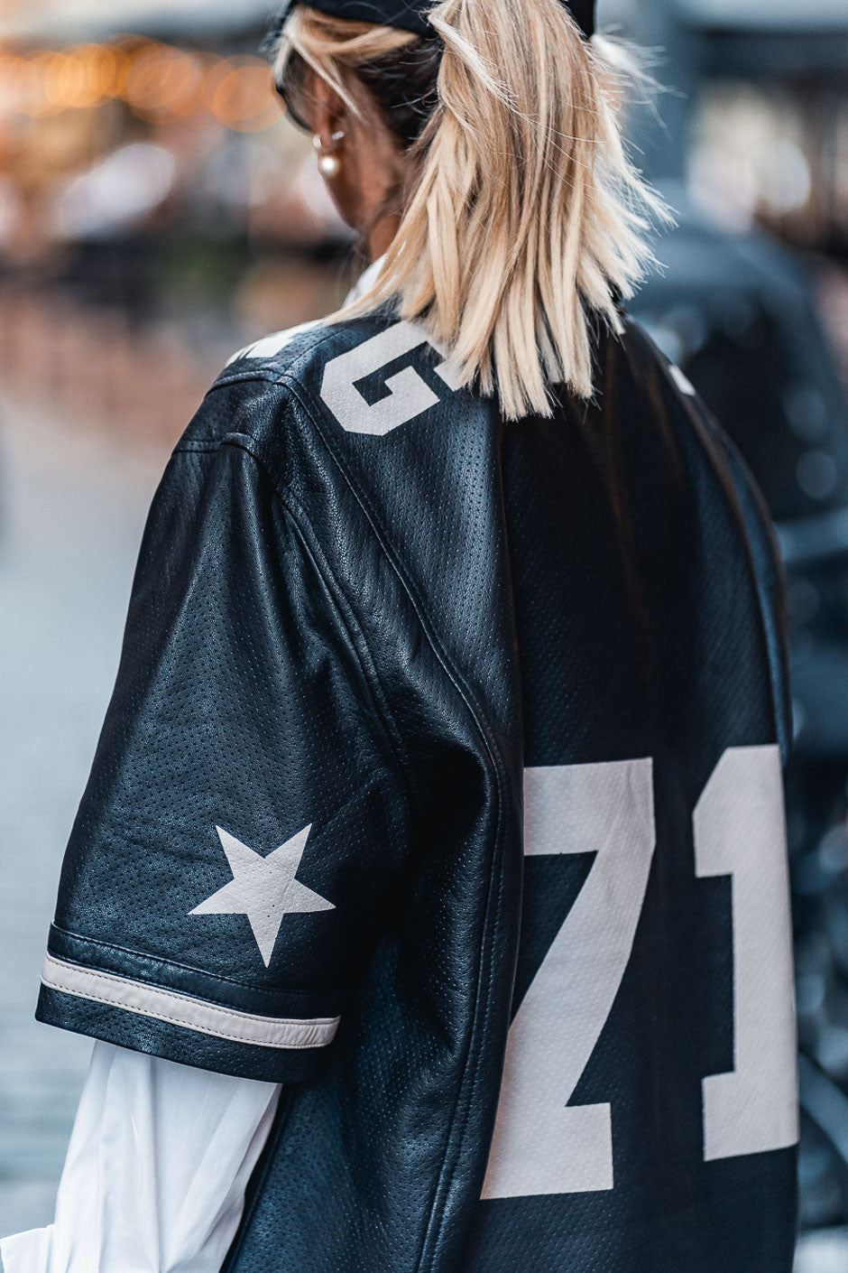 Sweat cuir Grungemama Bucky noir