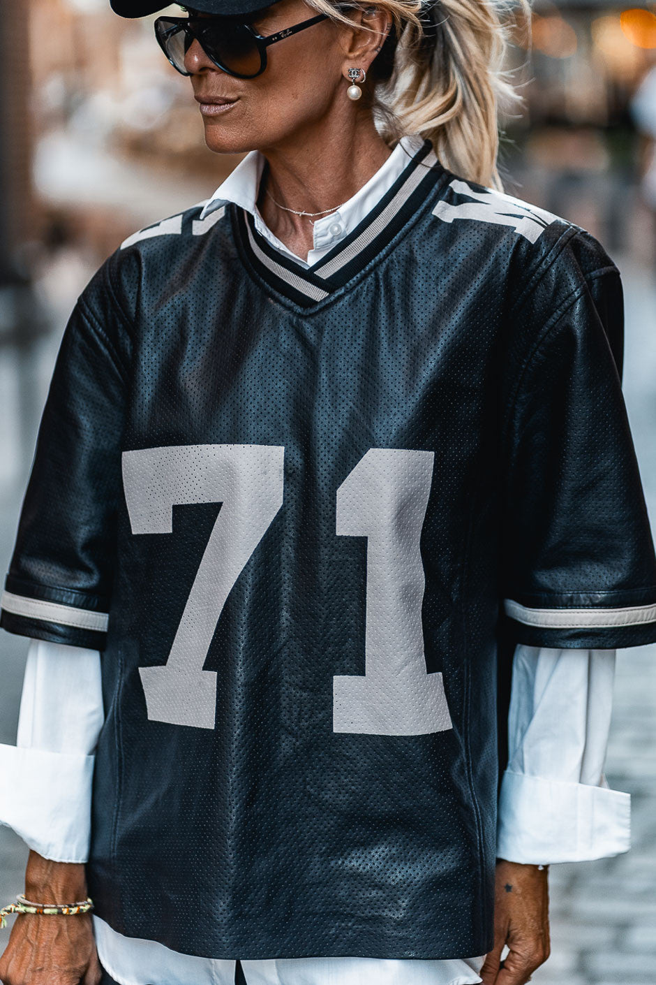 Sweat cuir Grungemama Bucky noir