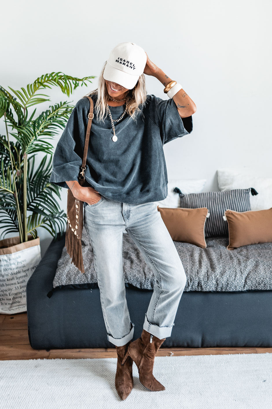 Sweat Grungemama Amstrong gris