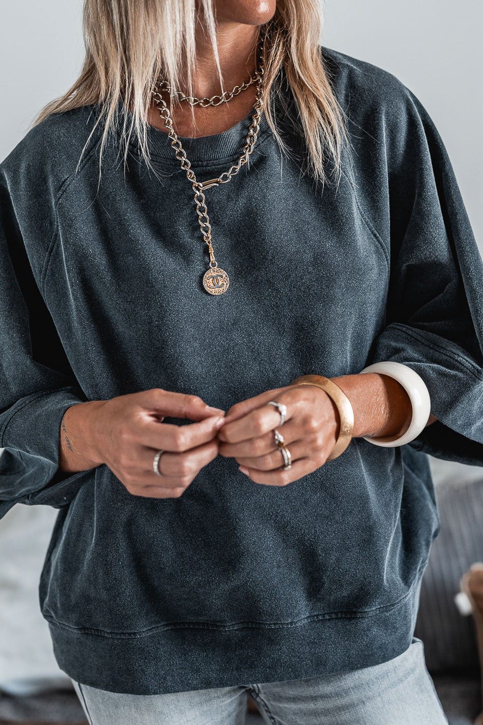 Sweat Grungemama Amstrong gris