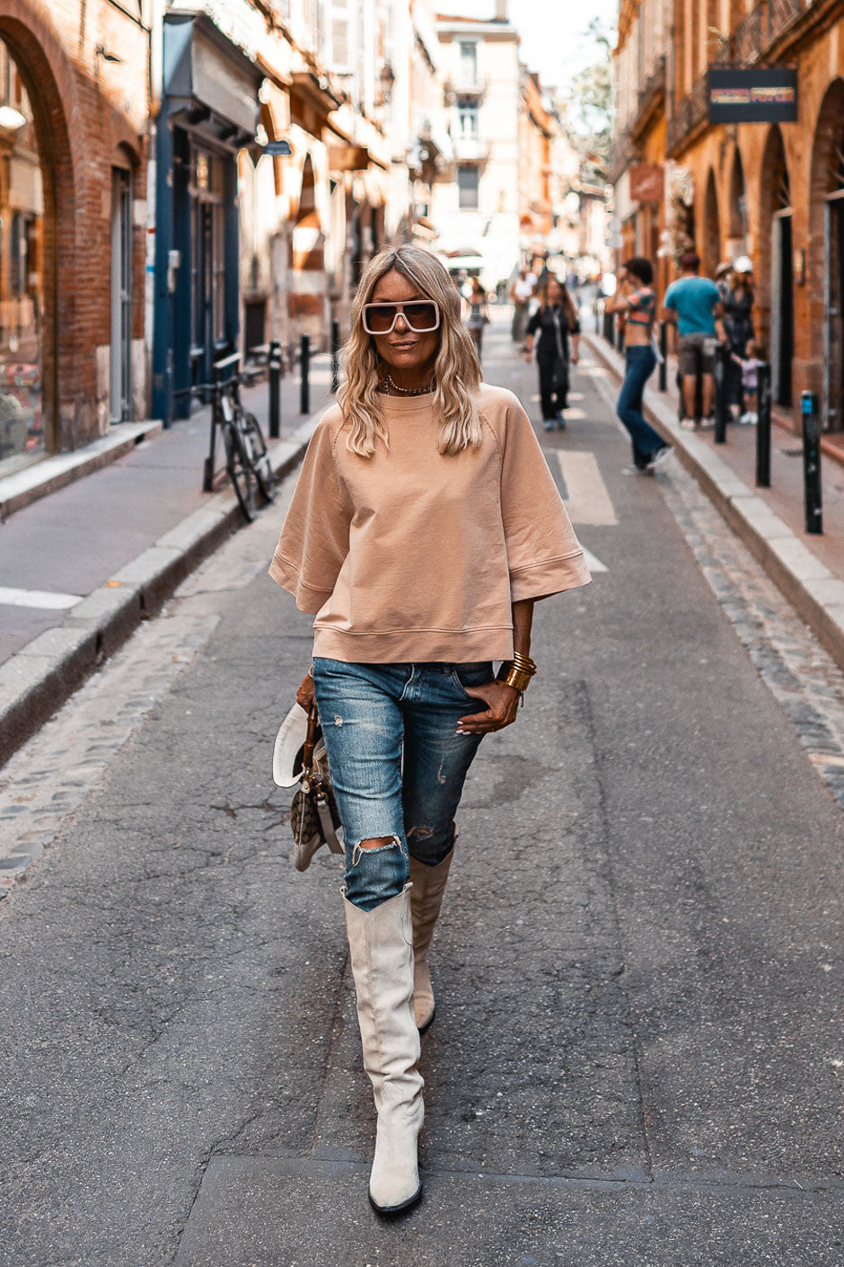 Sweat Grungemama Amstrong peche