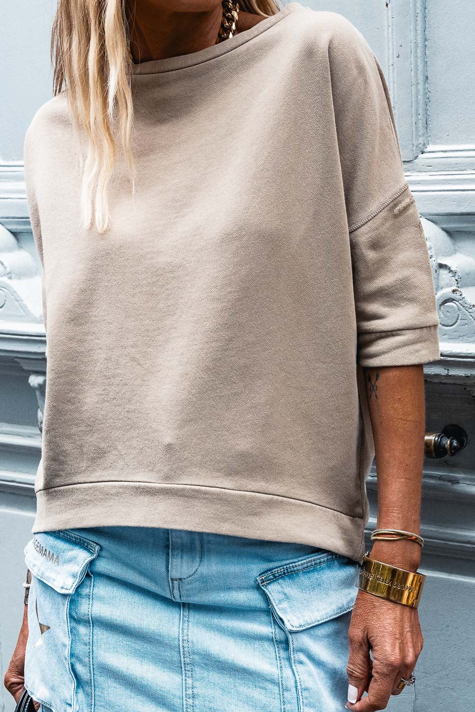 Sweat Grungemama Ana beige