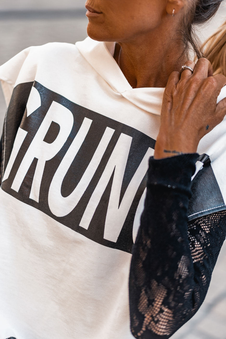 Sweat Grungemama Harrisson blanc