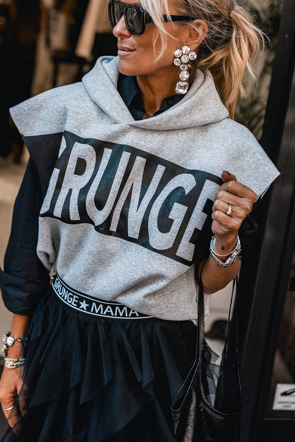 Sweat Grungemama Harrisson gris