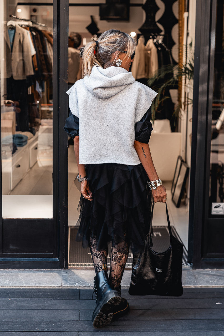 Sweat Grungemama Harrisson gris