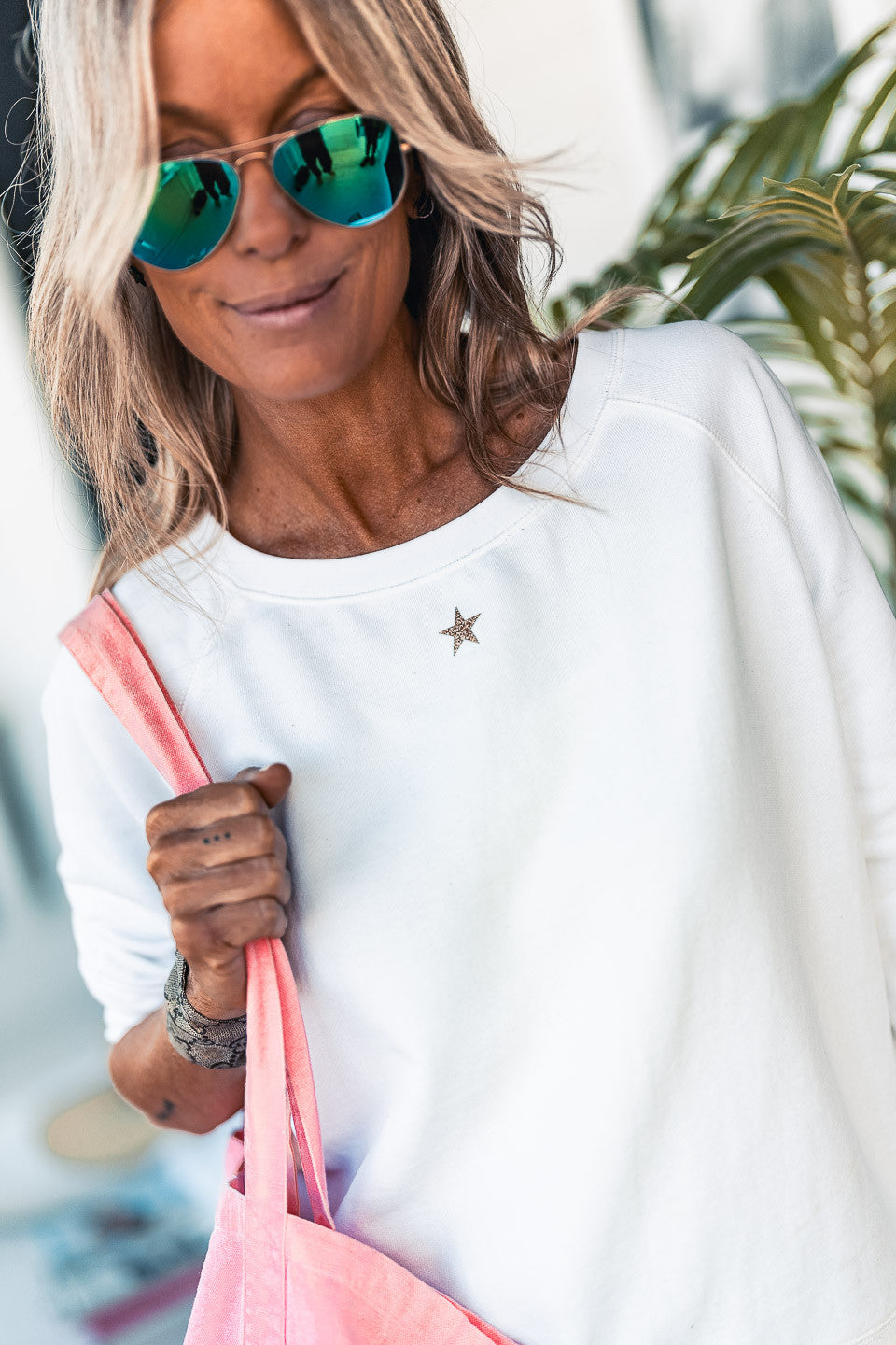 Sweat Grungemama Kima blanc