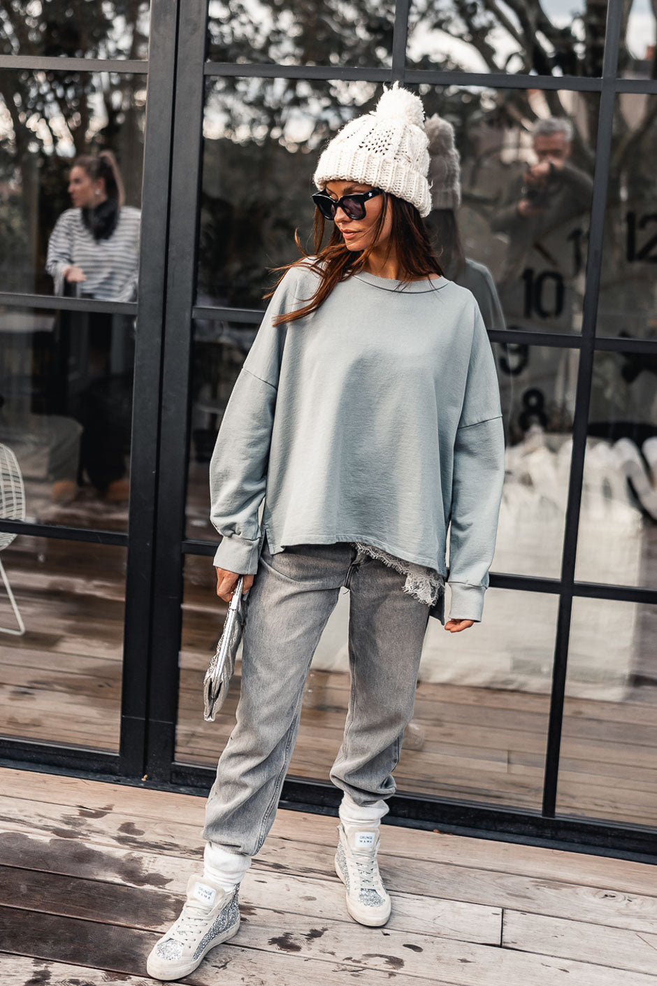 Sweat Gris Homme Champion 216958 CHAMPION