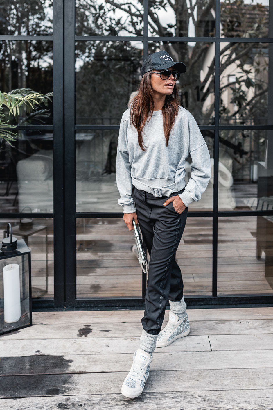 SWEAT GRAY GRIS