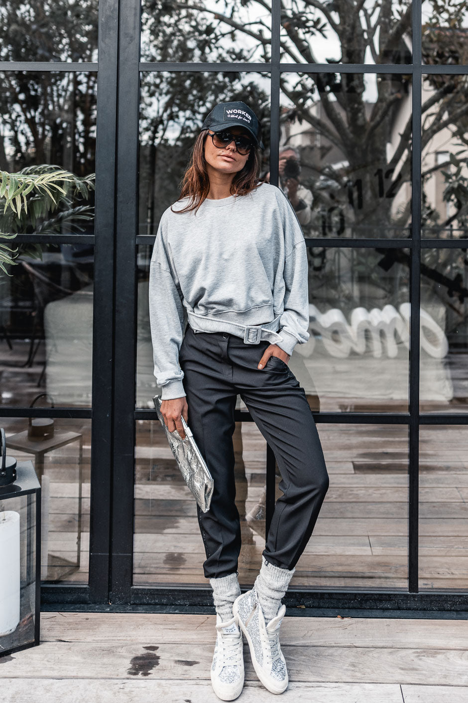 SWEAT GRAY GRIS
