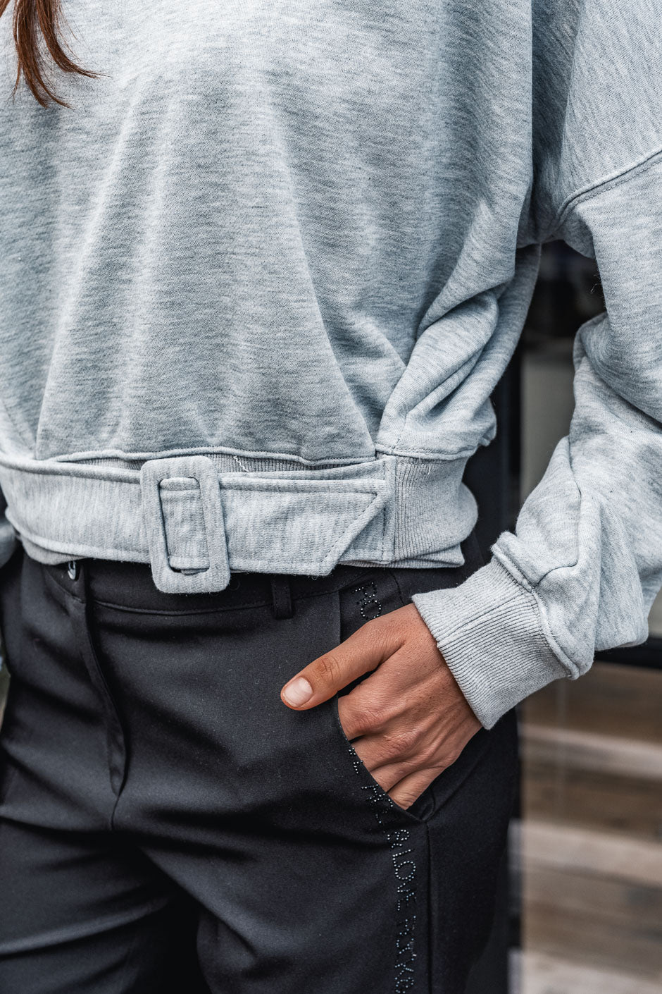 SWEAT GRAY GRIS