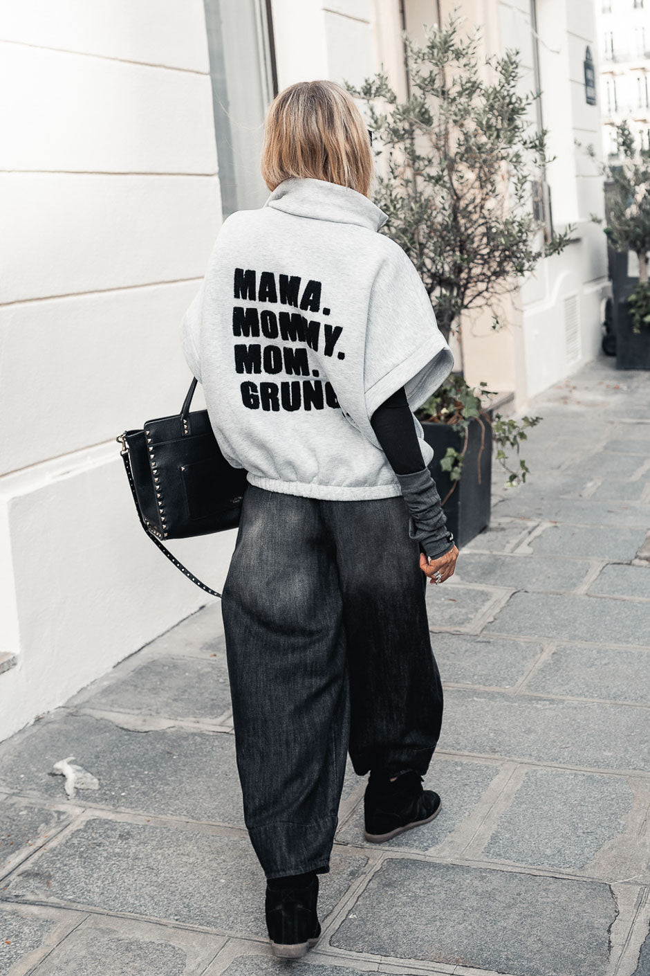 GREY MOM SWEATSHIRT