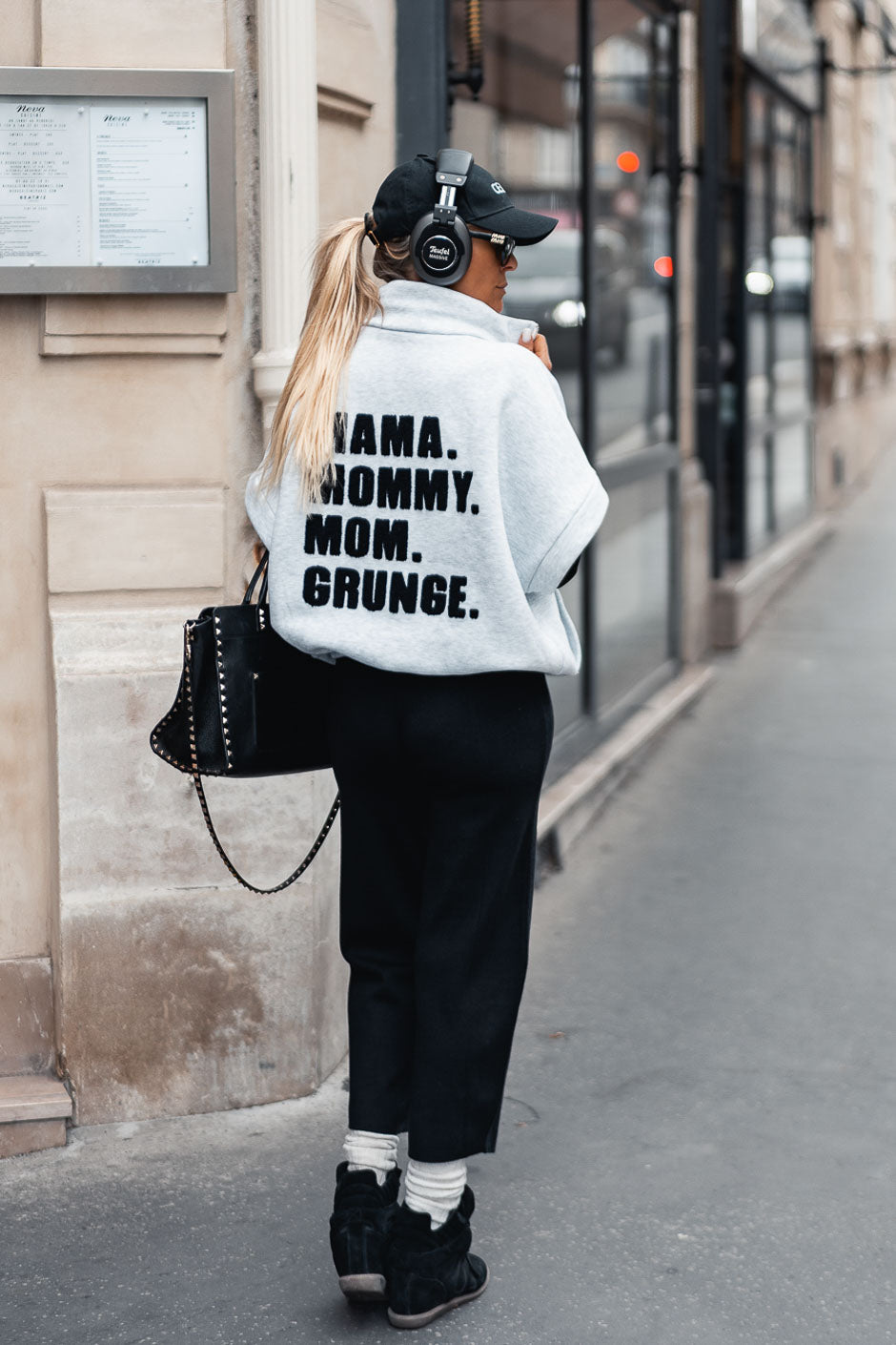 GREY MOM SWEATSHIRT