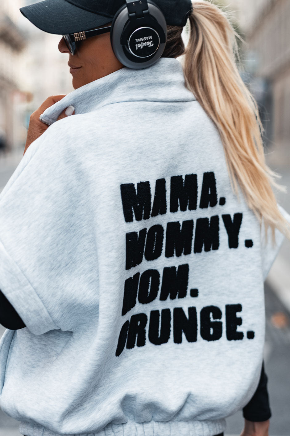 GREY MOM SWEATSHIRT