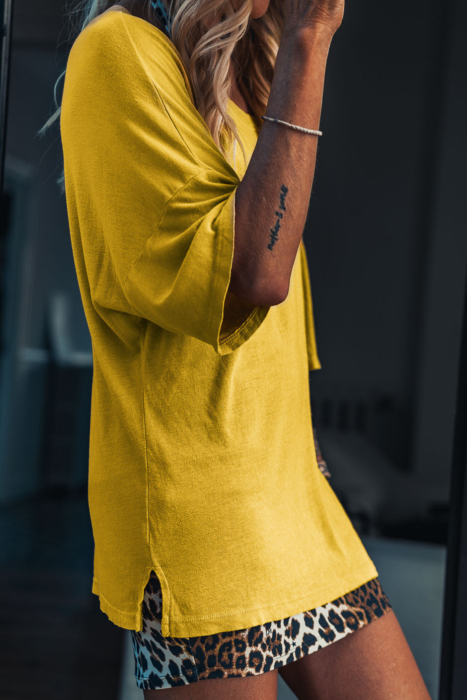 T-shirt Banditas Bisha jaune