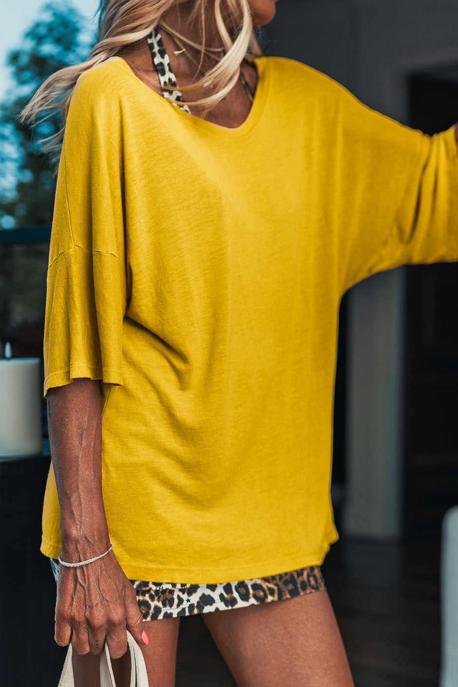 T-shirt Banditas Bisha jaune