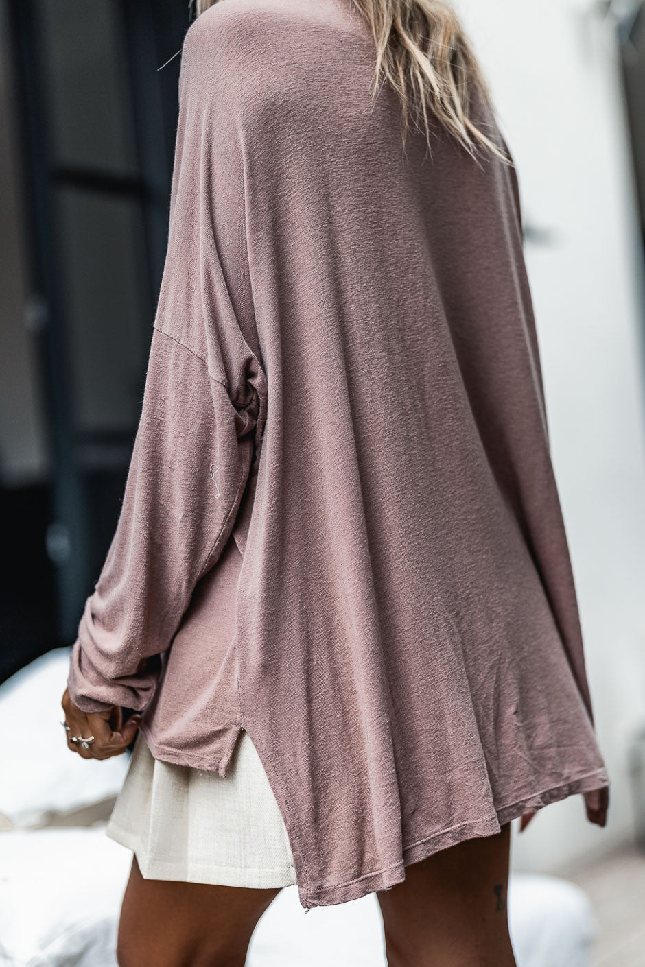 T-shirt Banditas Fabio bois de rose