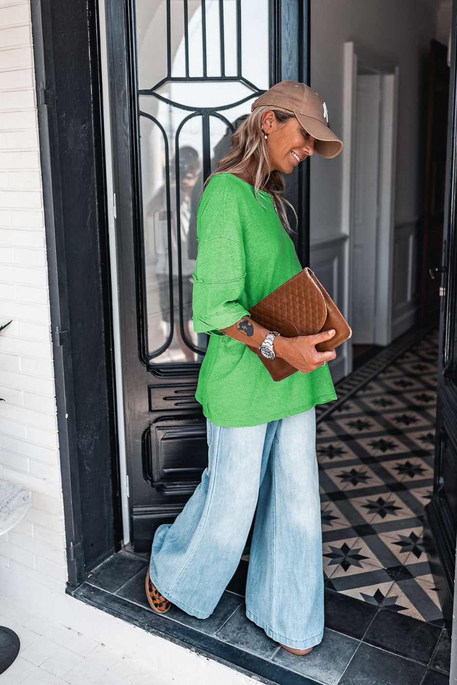 T-shirt Banditas Pavese vert