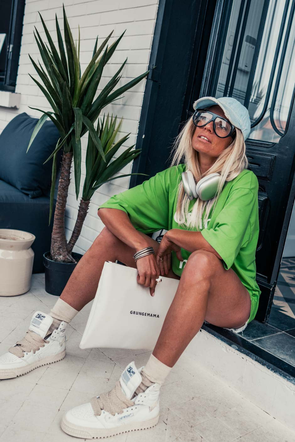 T-shirt Banditas Town vert