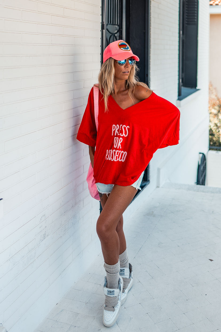 T-shirt Banditas Wirra rouge