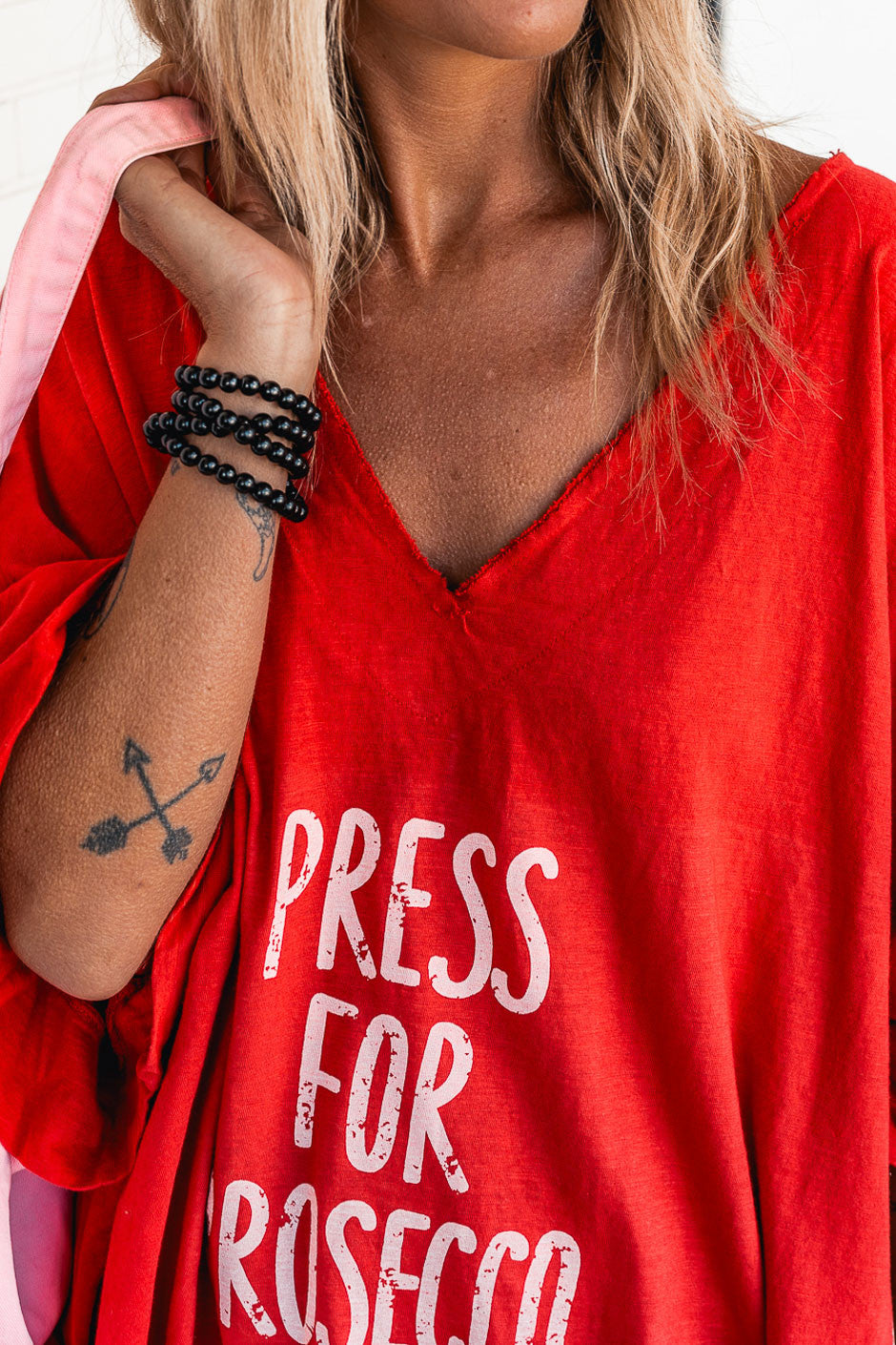 T-shirt Banditas Wirra rouge