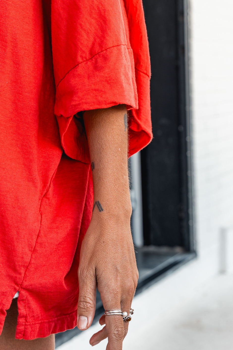 T-shirt Banditas Wirra rouge