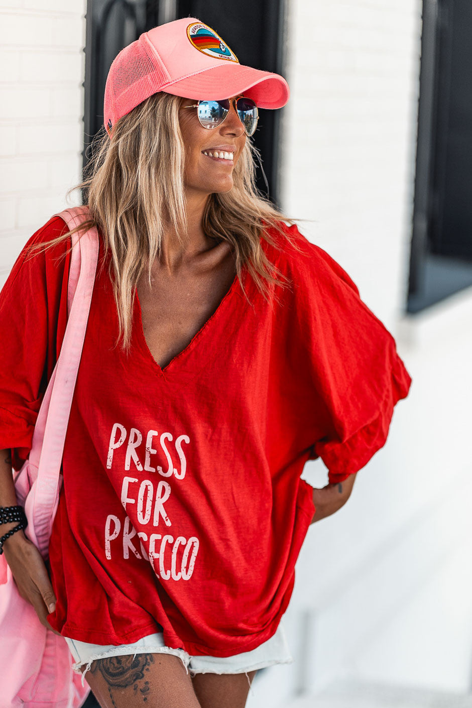 T-shirt Banditas Wirra rouge