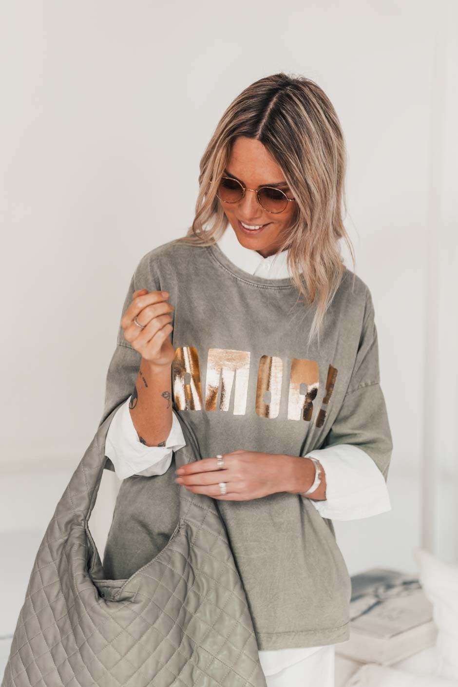 T-shirt Banditas Zoey vert