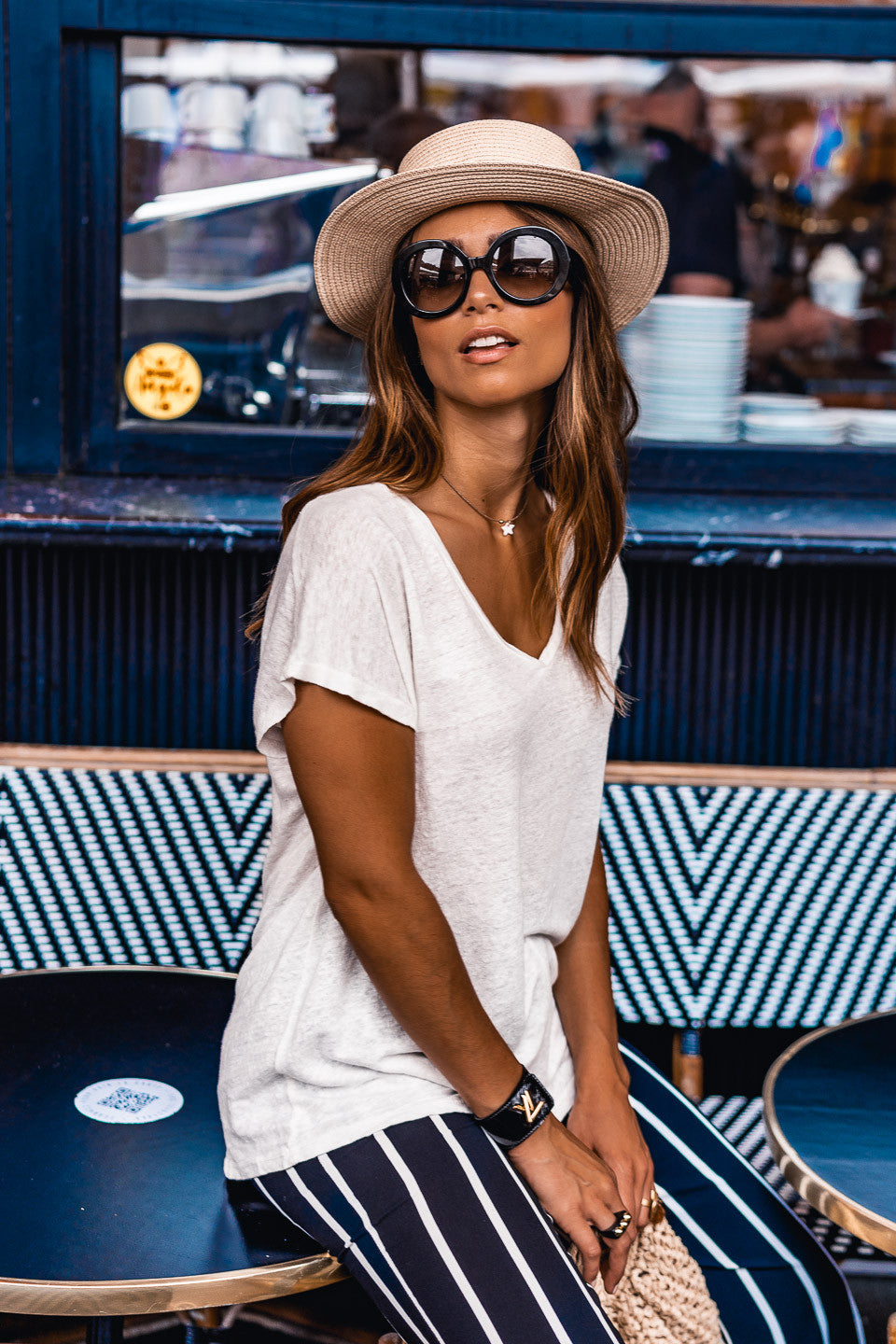 T-shirt Bolzano lin ecru