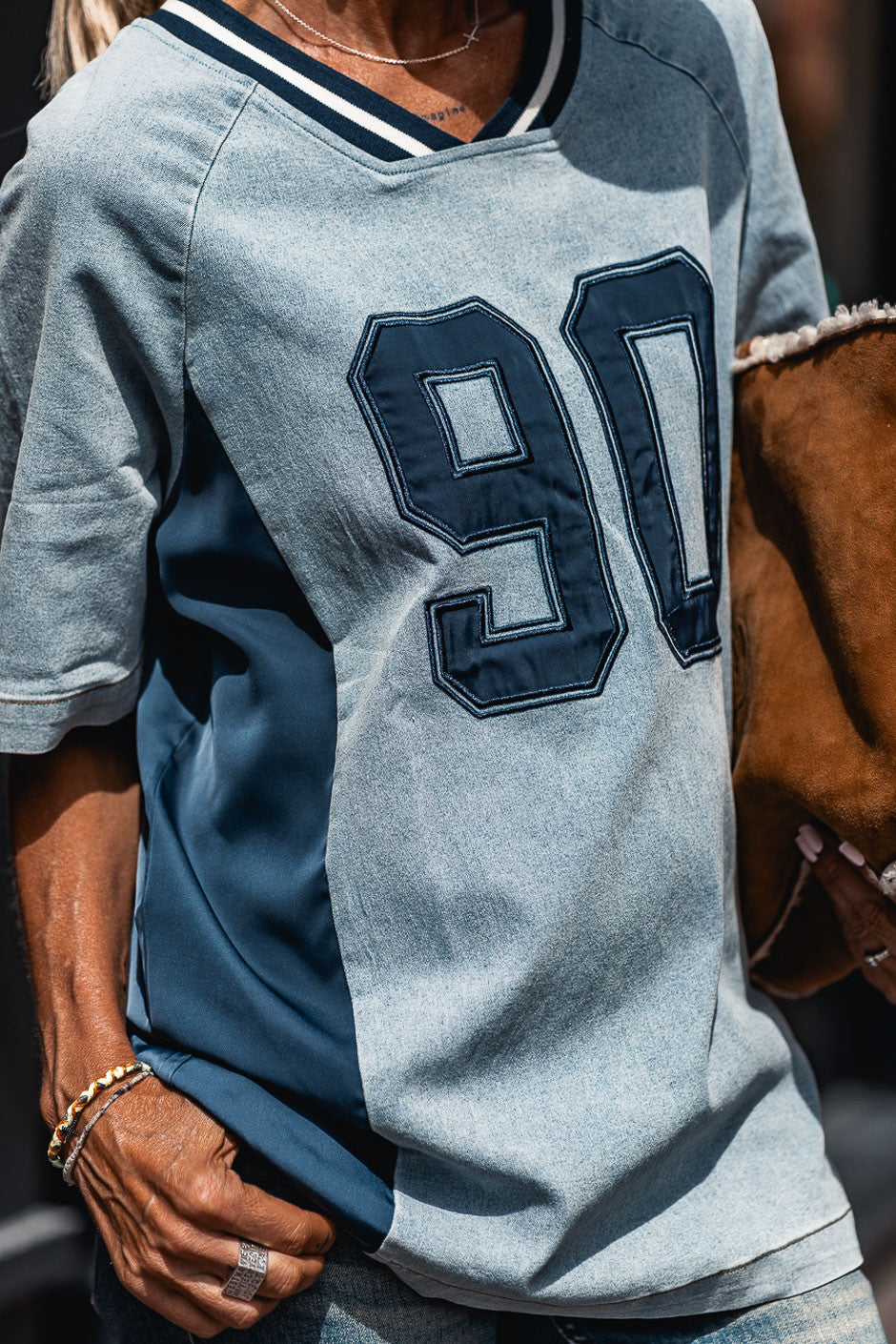 T-shirt Brewers denim