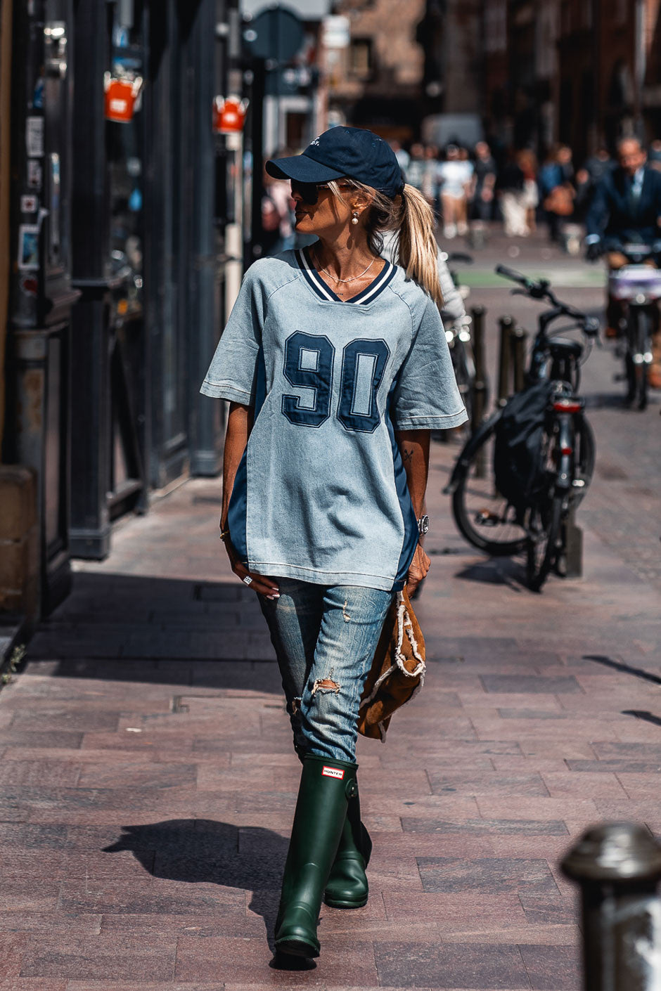 T-shirt Brewers denim