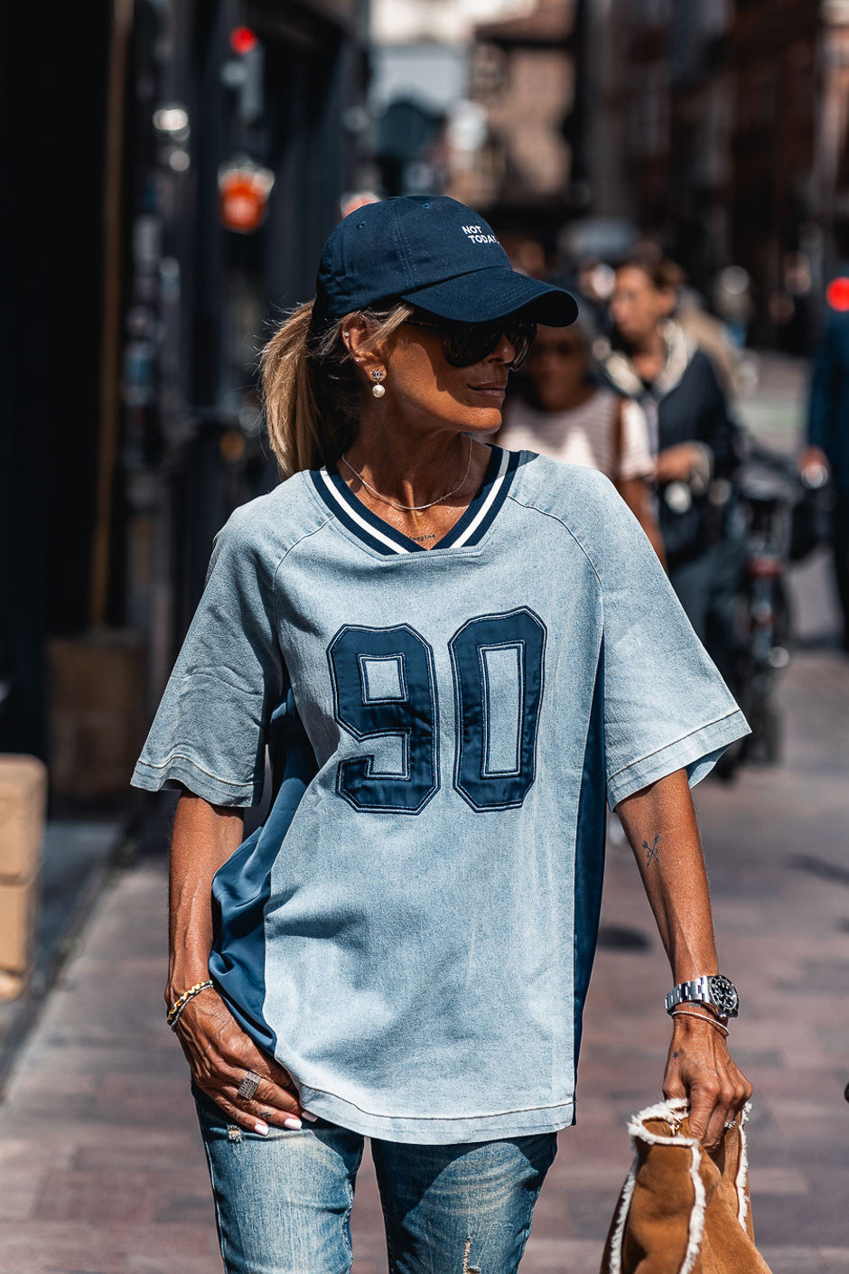 T-shirt Brewers denim